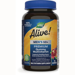 Alive! Mens 50+ Premium Gummies Multivitamin