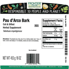Pau dArco Bark - Cut & Sifted
