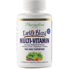 Earths Blend Multi-Vitamin One Daily Superfood No Iron