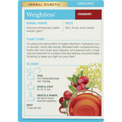 Organic Weightless Tea - Cranberry