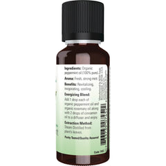 100% Pure & Certified Organic Peppermint Oil