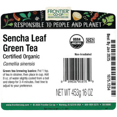 Organic Sencha Leaf Tea