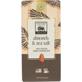 72% Cocoa Dark Chocolate - Almonds & Sea Salt