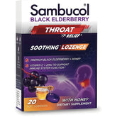 Black Elderberry Throat Relief Soothing Lozenge