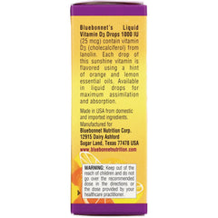 Liquid Vitamin D3 Drops - Citrus