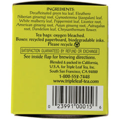 Decaf Green Tea With Ginseng