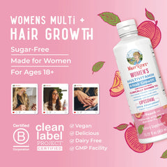 Womens Multivitamin + Hair Growth Liposomal - Peach