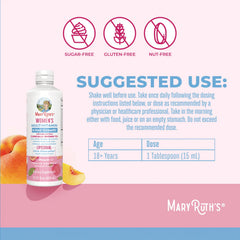 Womens Multivitamin + Hair Growth Liposomal - Peach