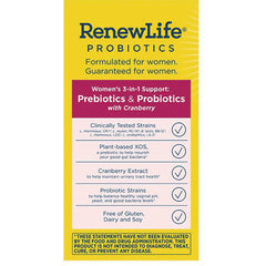 Probiotics Womens Daily with Cranberry