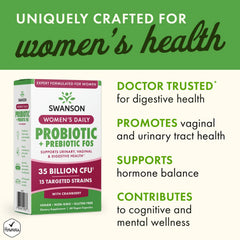 Womens Daily Probiotic + Prebiotic FOS