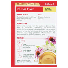 Organic Throat Coat Tea - Lemon Echinacea
