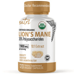 Nutri Certified Organic Lions Mane