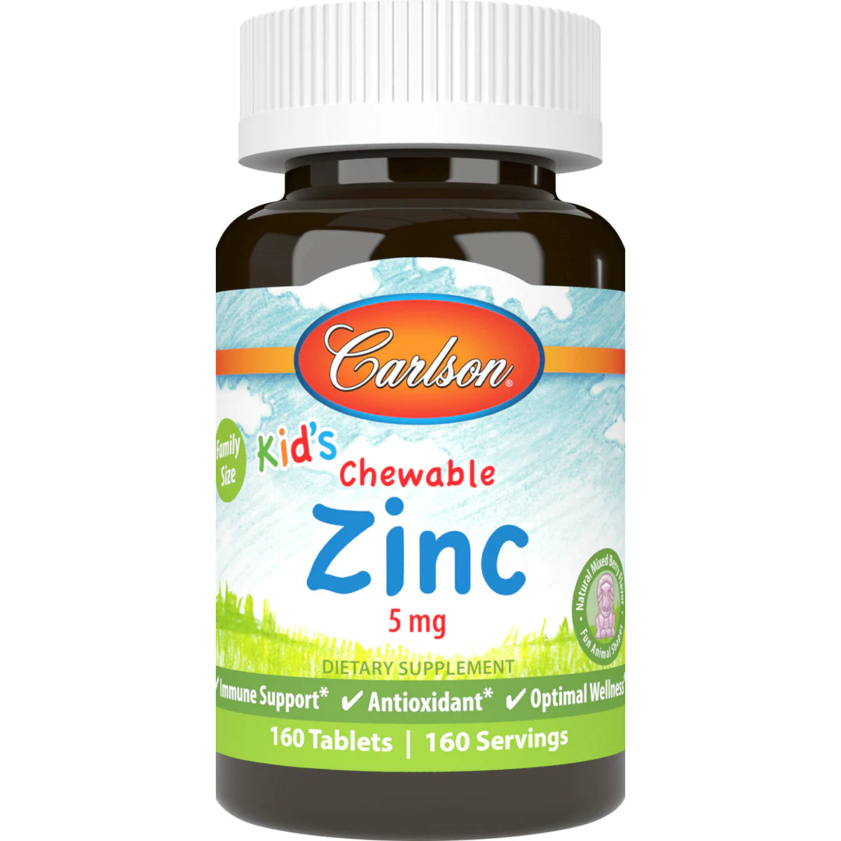 Kids Chewable Zinc - Mixed Berry