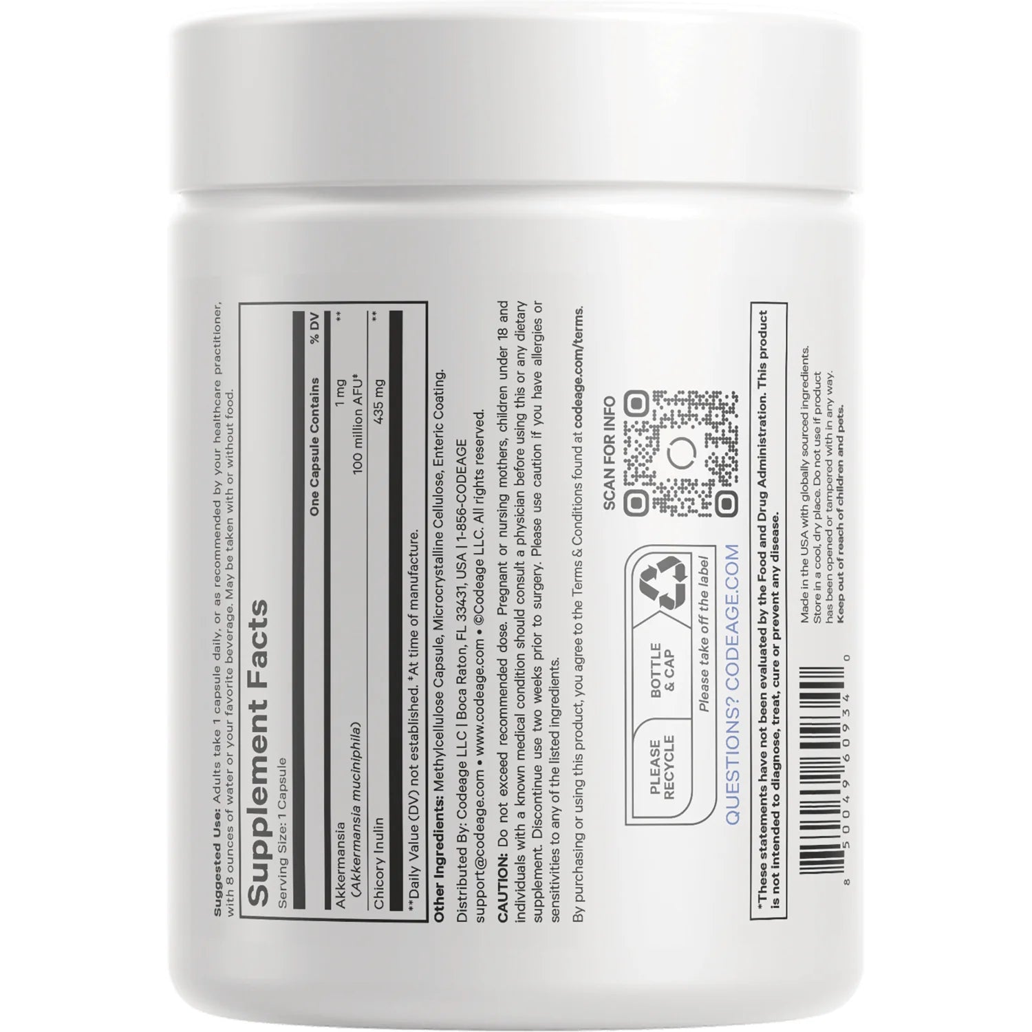 Akkermansia Probiotic & Prebiotic