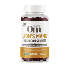 Lions Mane Mushroom Gummies - Strawberry