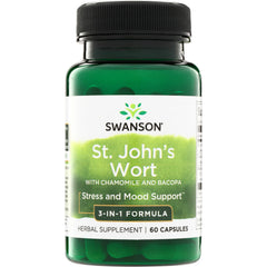 St. Johns Wort with Chamomile and Bacopa - 3-in-1 Formula