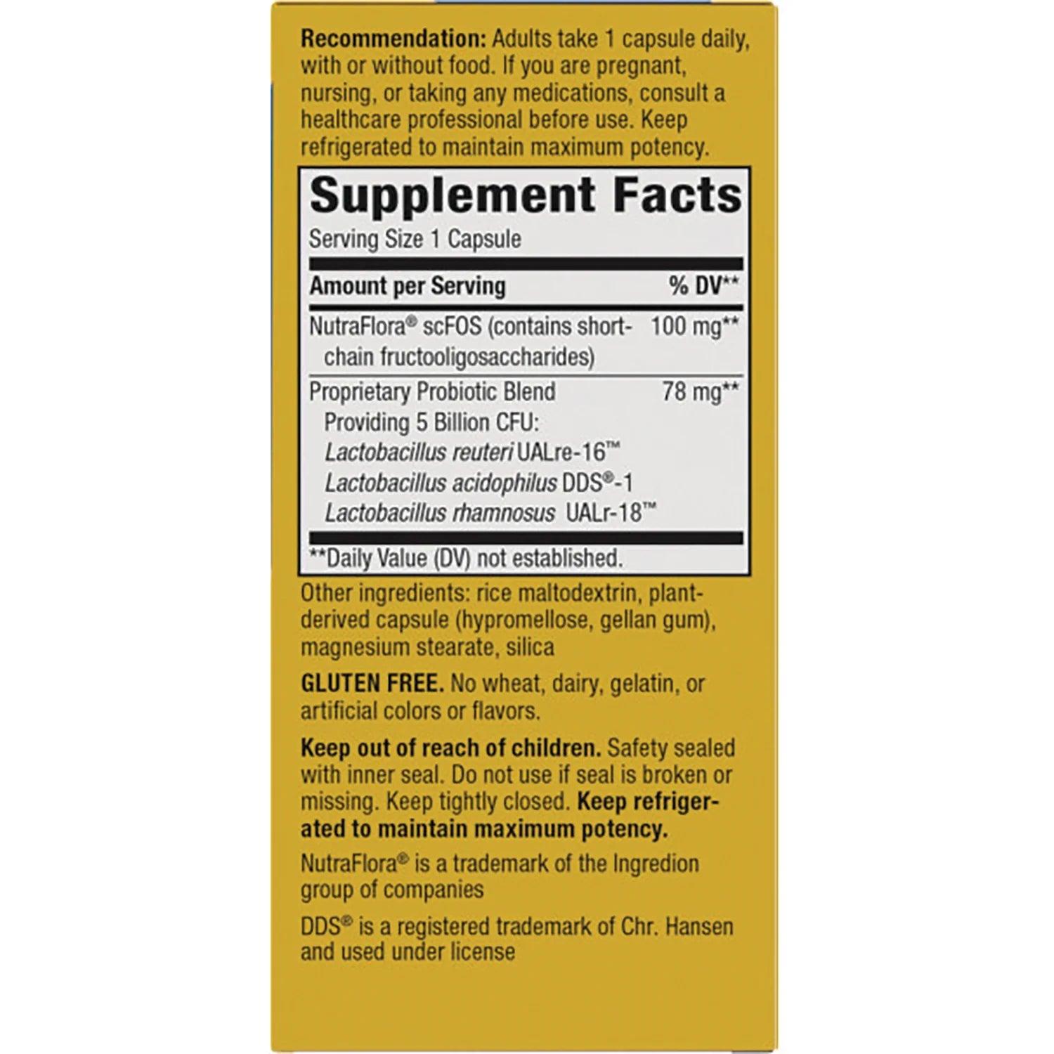 Primadophilus Reuteri Probiotic Capsules