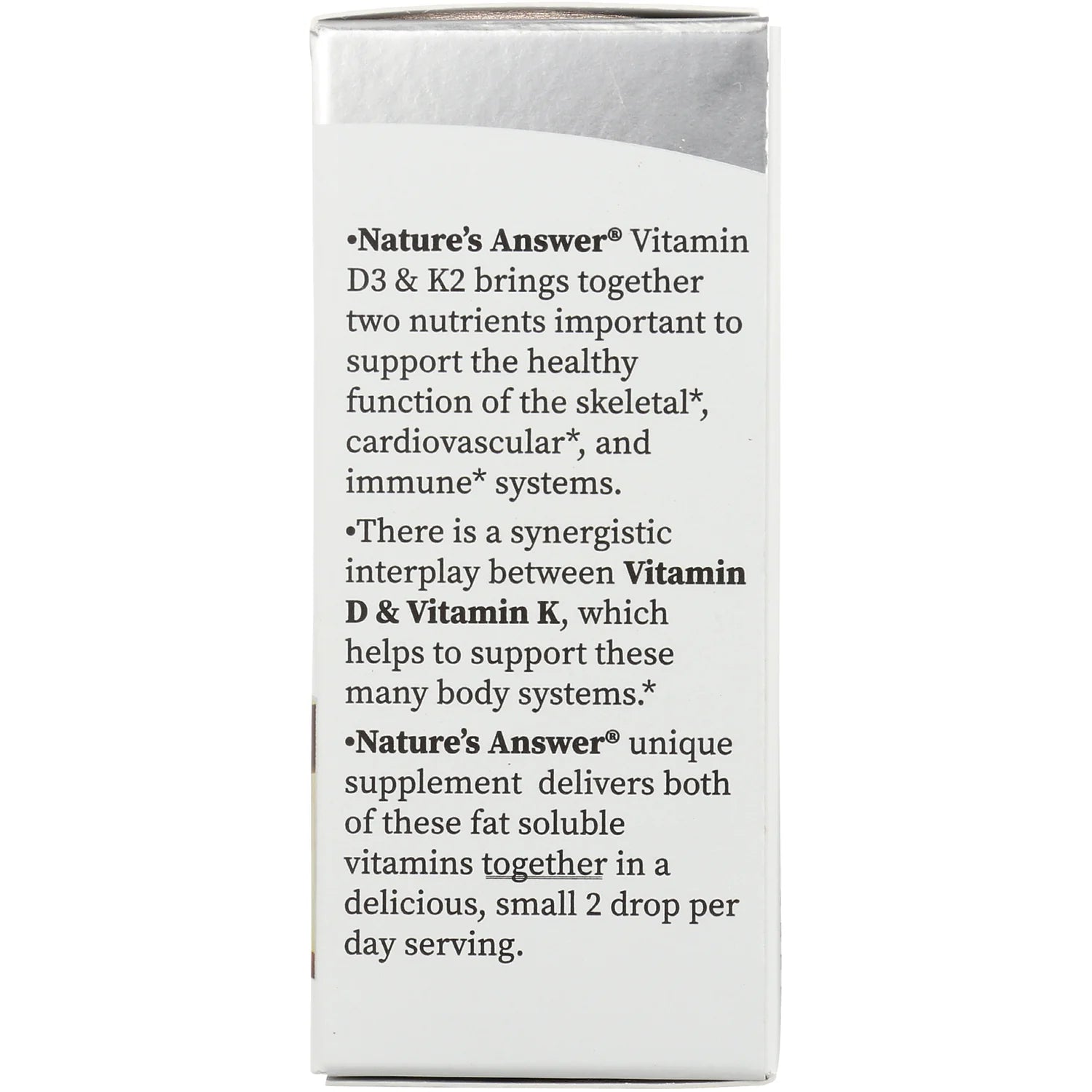 Vitamin D3 & K2