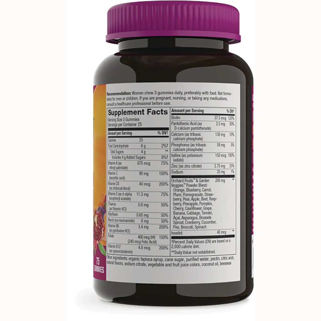 Alive! Womens Gummy Multivitamin - Grape, Cherry & Blueberry