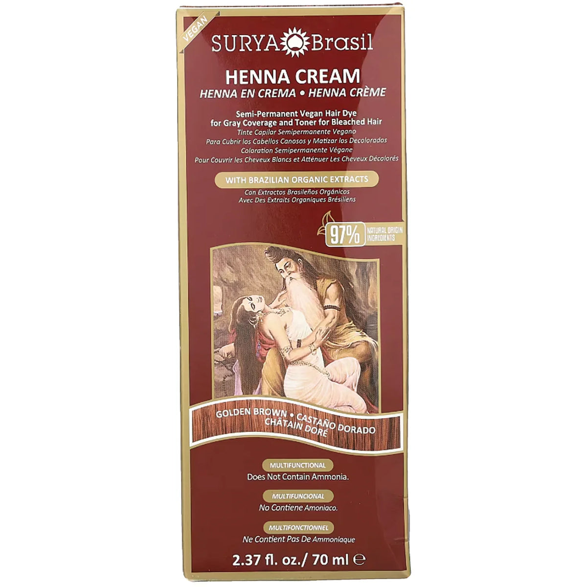 Henna Cream - Golden Brown