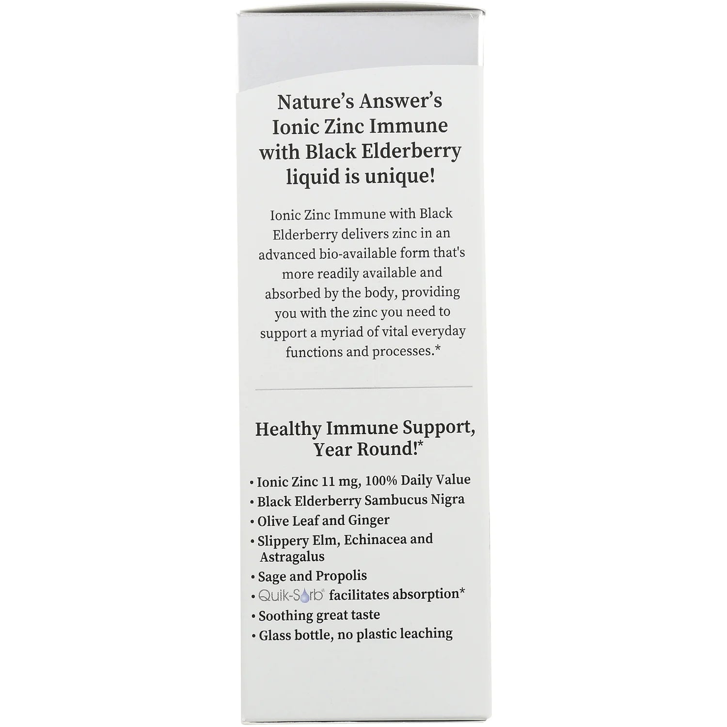 Ionic Zinc Immune with Black Elderberry