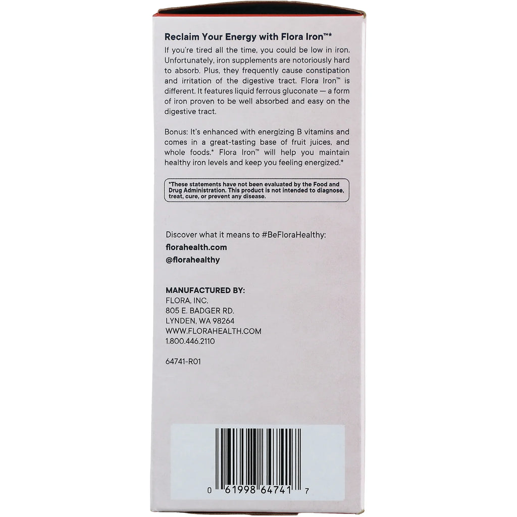 Flora Iron wiht B-Vitamin Complex
