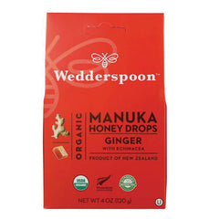 Organic Manuka Honey Drops - Ginger with Echinacea