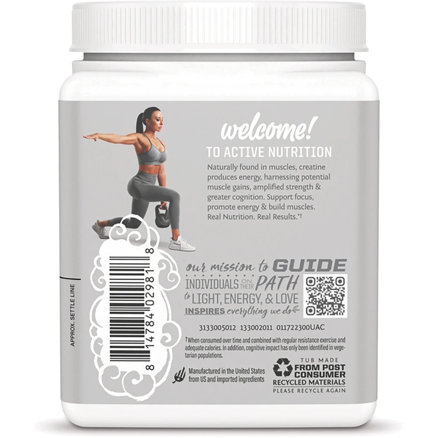 Active Creatine Monohydrate - Unflavored