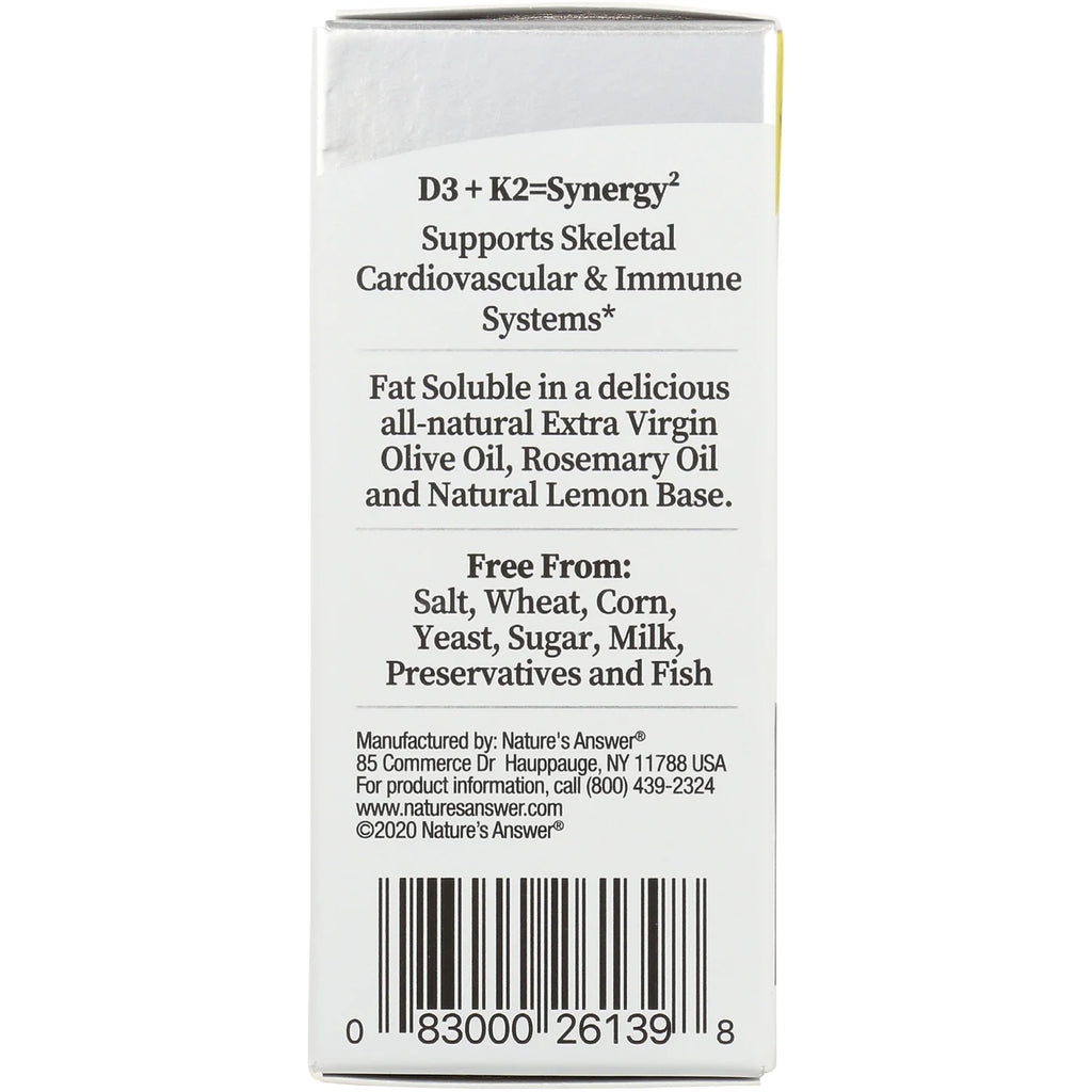 Vitamin D3 & K2