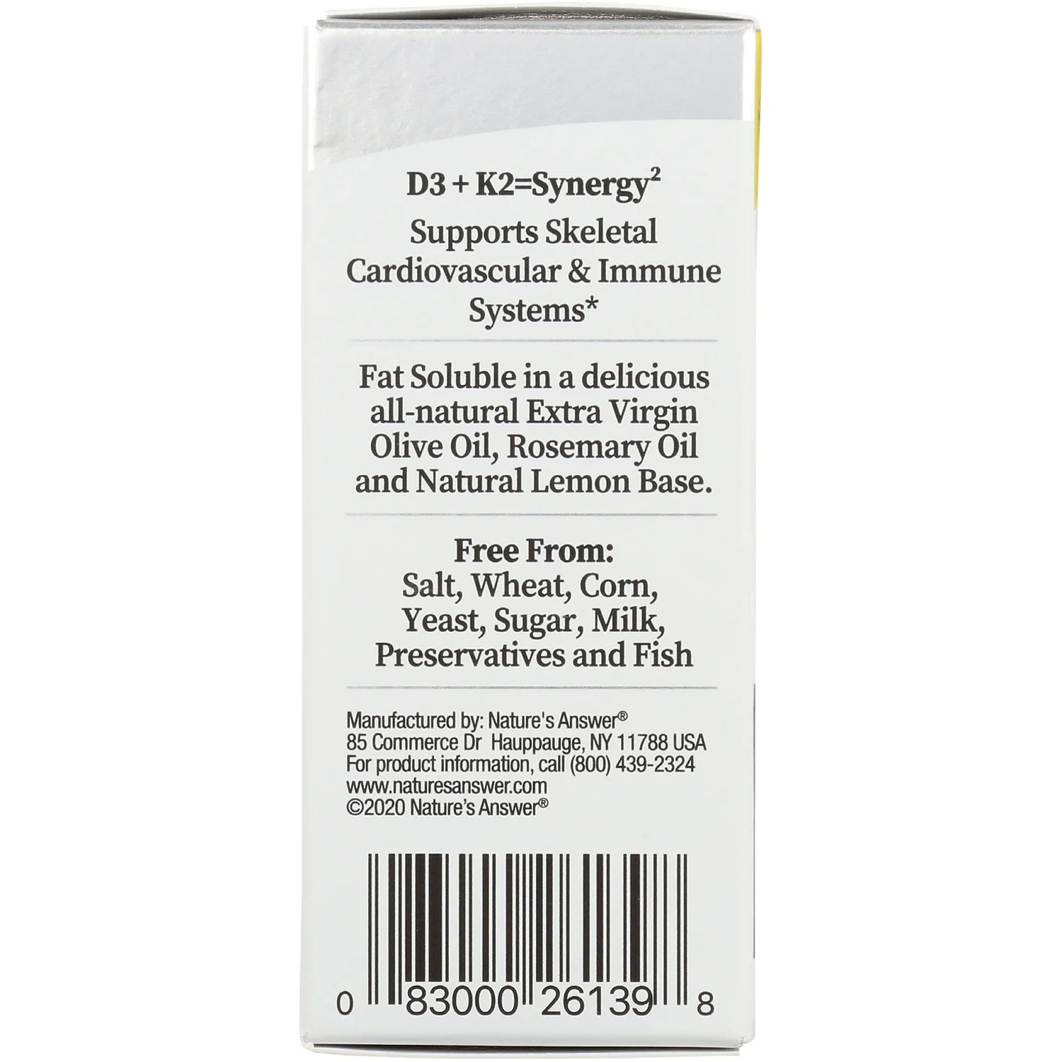 Vitamin D3 & K2