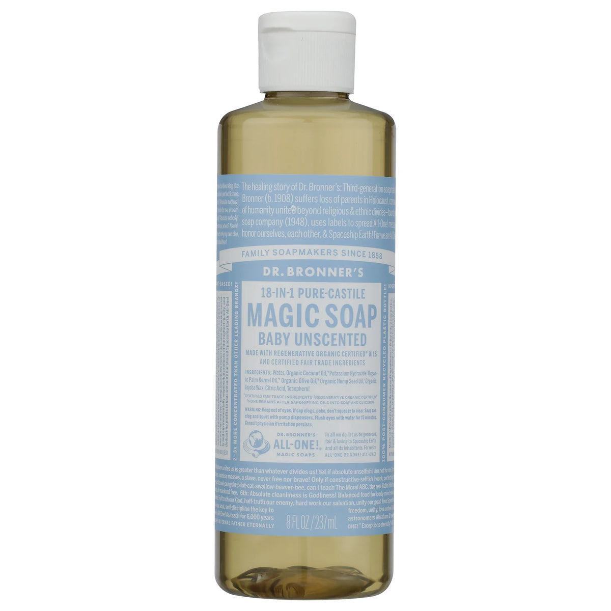 18-in-1 Pure-Castile Magic Soap - Baby Unscented