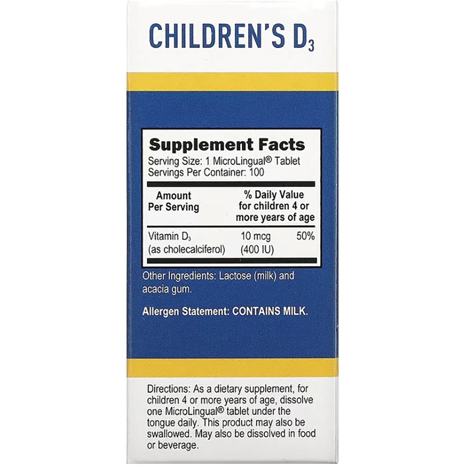 Childrens Vitamin D3