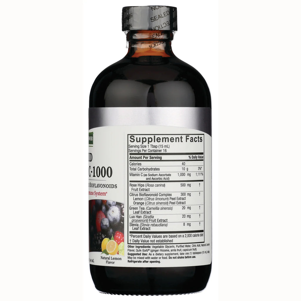 Liquid Vitamin C-1000 - Natural Lemon