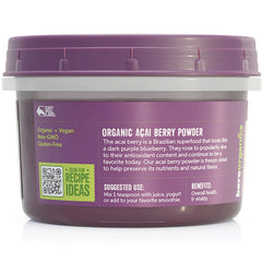 Freeze-Dried Organic Acai Berry Powder