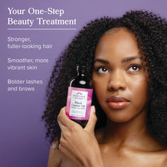 Black Castor Oil for Body, Hair and Brows