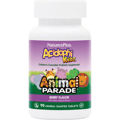 Animal Parade AcidophiKidz Childrens Chewable Probiotic - Berry