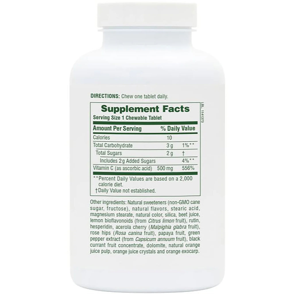 Chewable Orange Juice Vitamin C