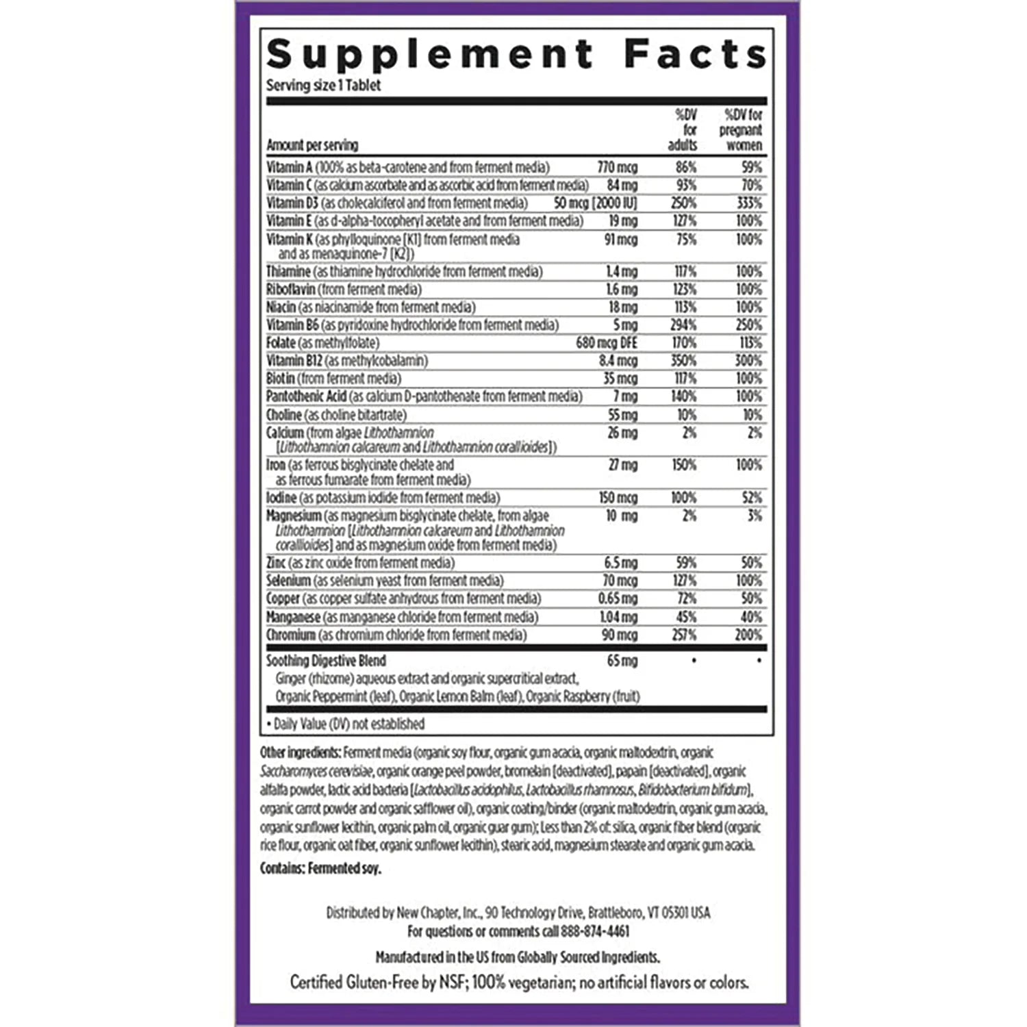One Daily Prenatal Multivitamin 35+