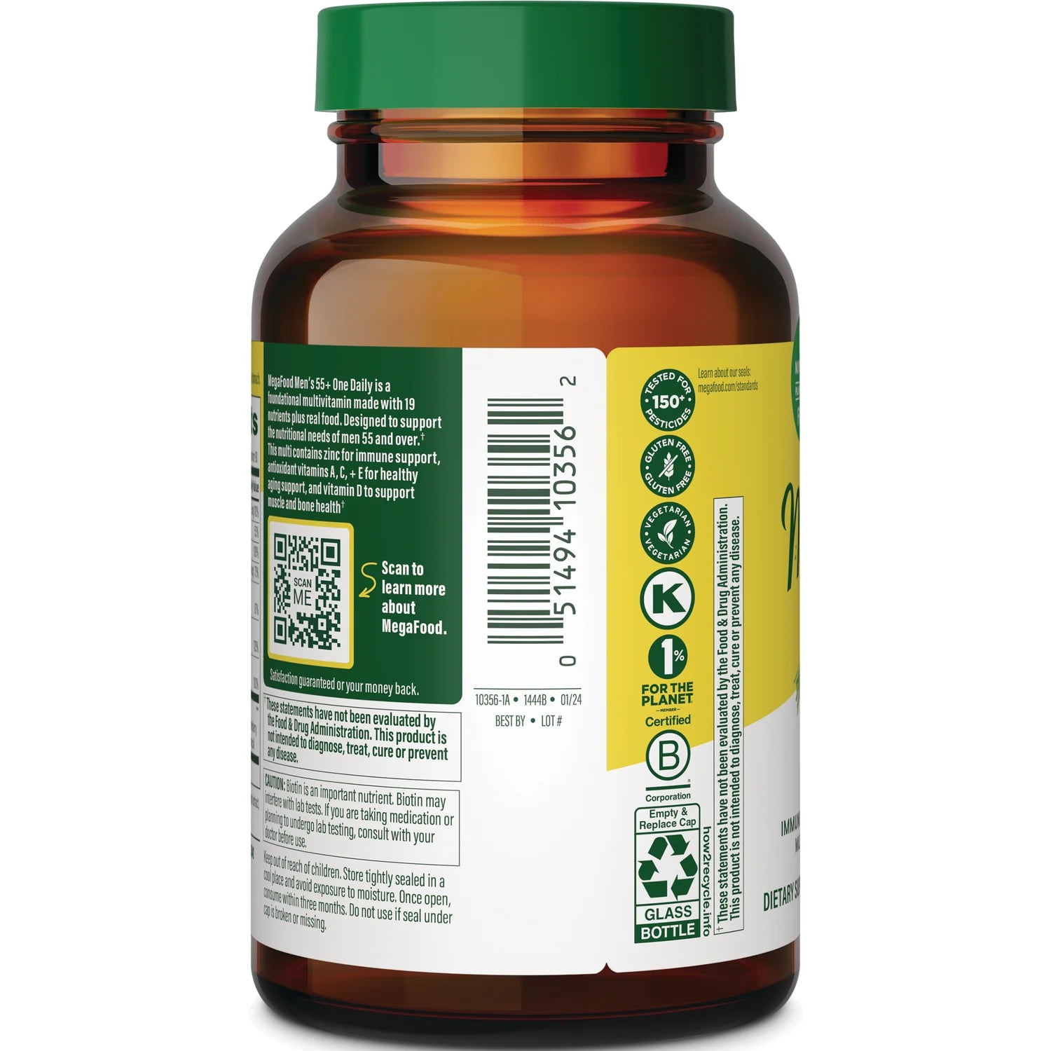 Mens 55+ One Daily Multivitamin