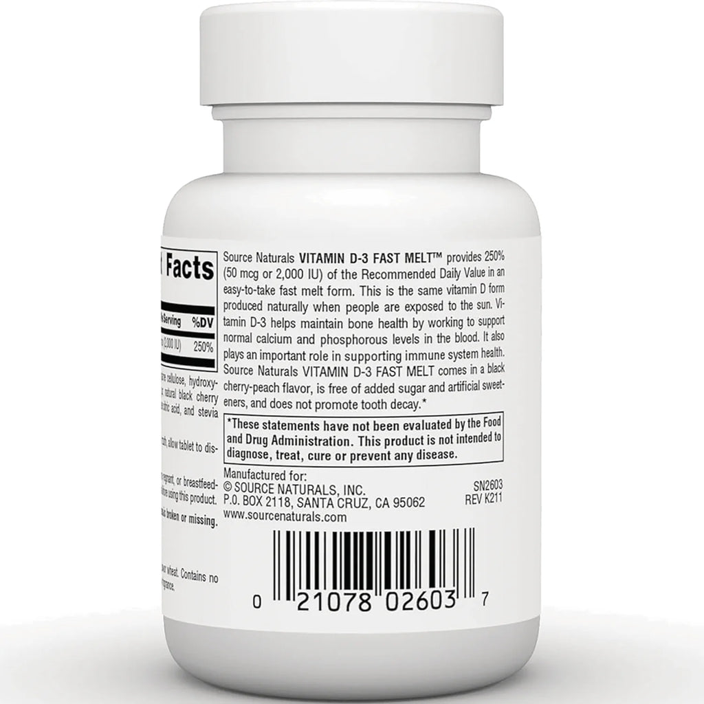 Vitamin D-3 Fast Melt