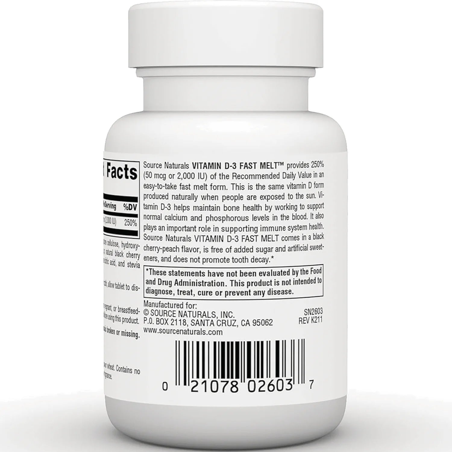 Vitamin D-3 Fast Melt
