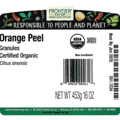 Organic Orange Peel Granules