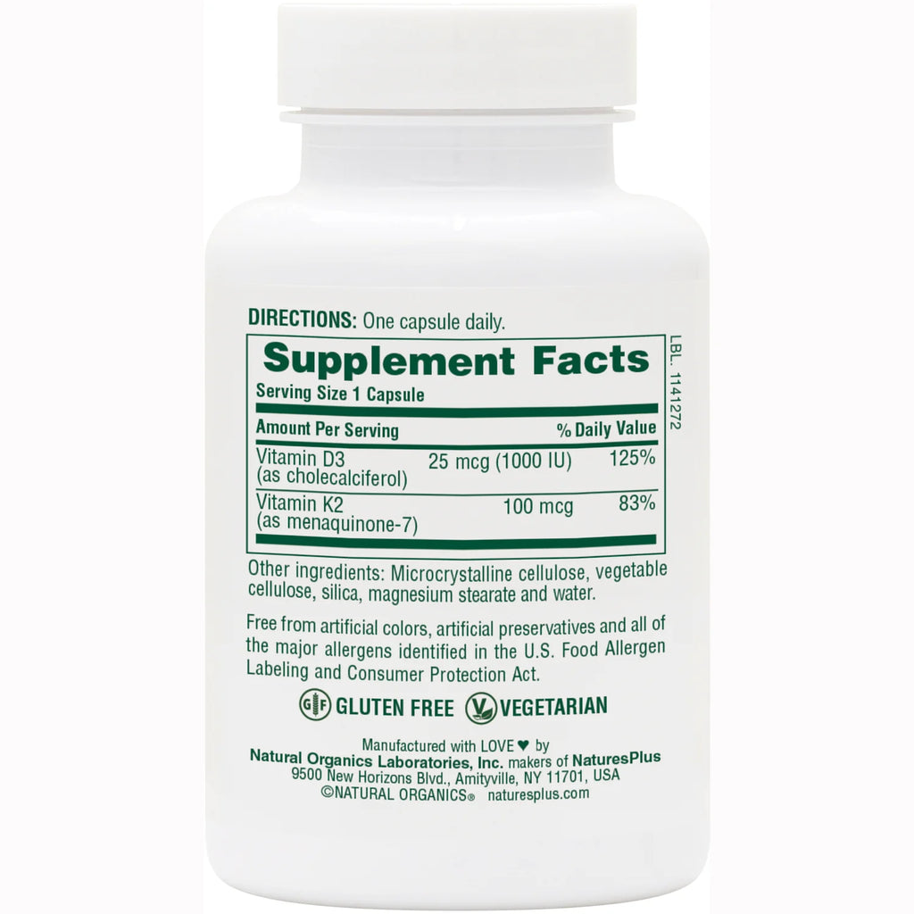 Vitamins D3 & K2