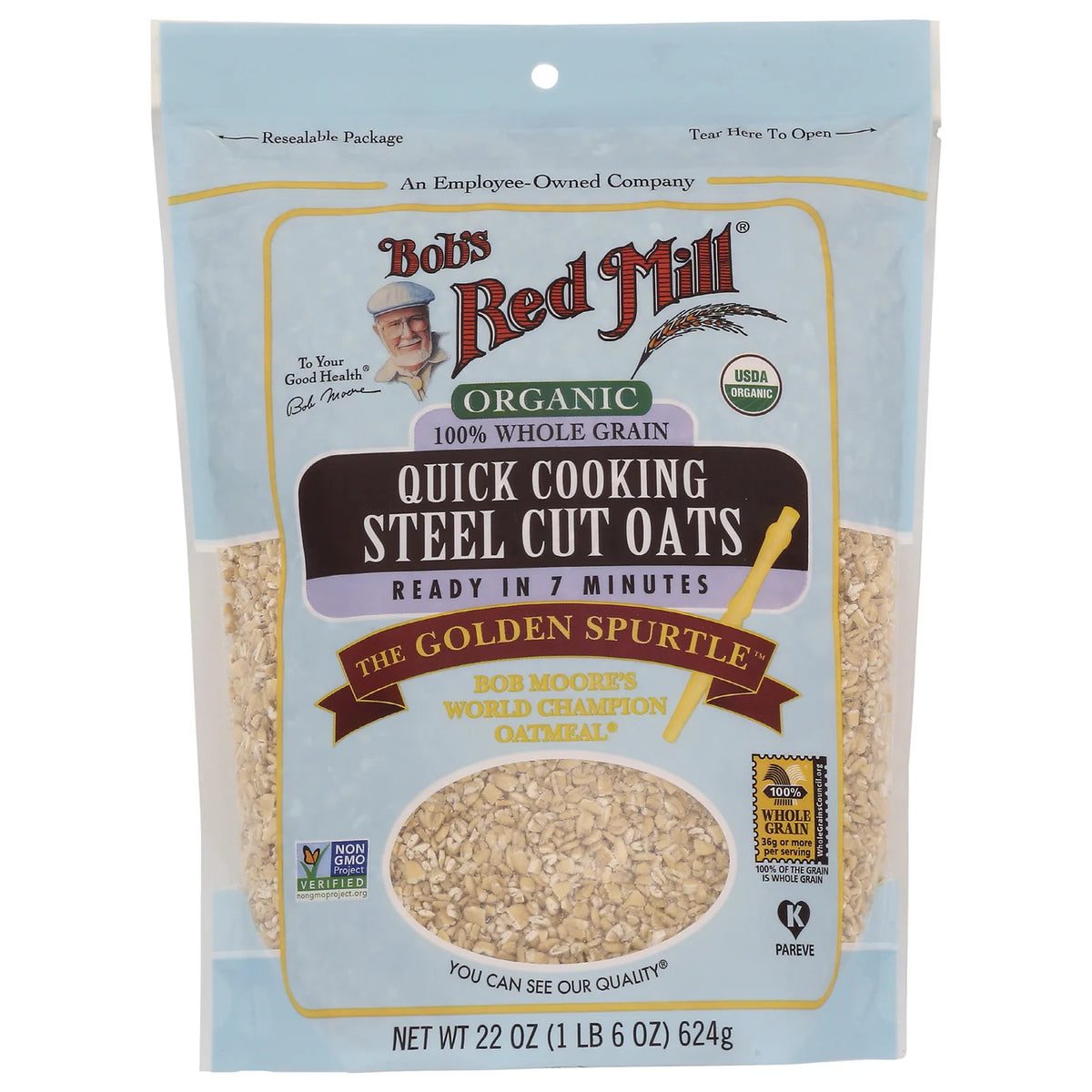 Organic Quick Cooking Steel Cut Oats