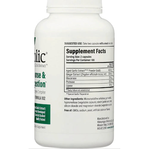 #102 Aged Garlic Extract Cleanse & Digestion