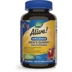 Alive! Zero Sugar Mens Gummy Multivitamin - Peach