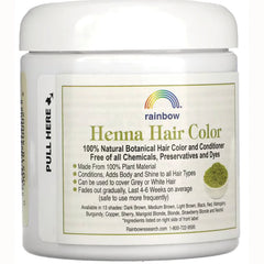 Henna Hair Color & Conditioner - Black (Deep Ebony)