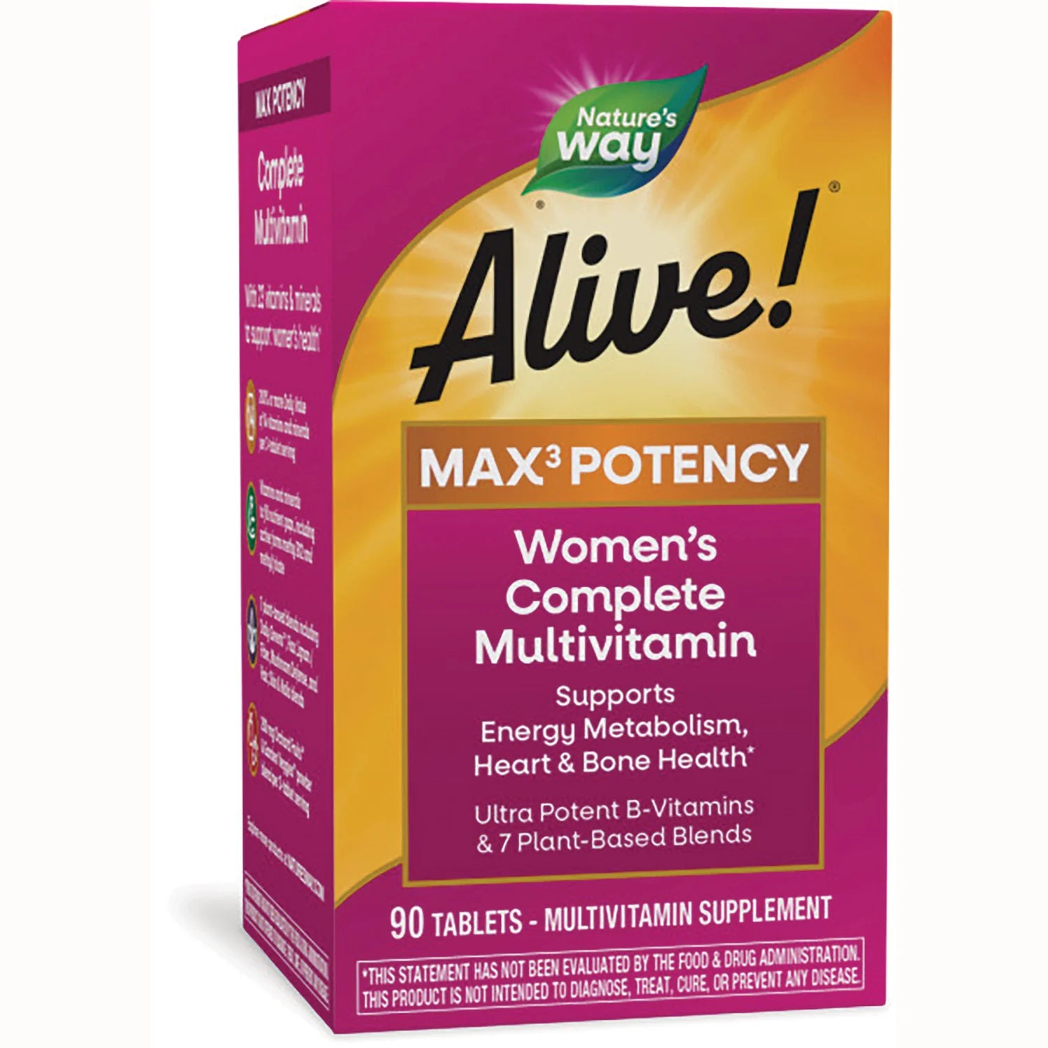 Alive! Max3 Potency Womens Complete Multivitamin