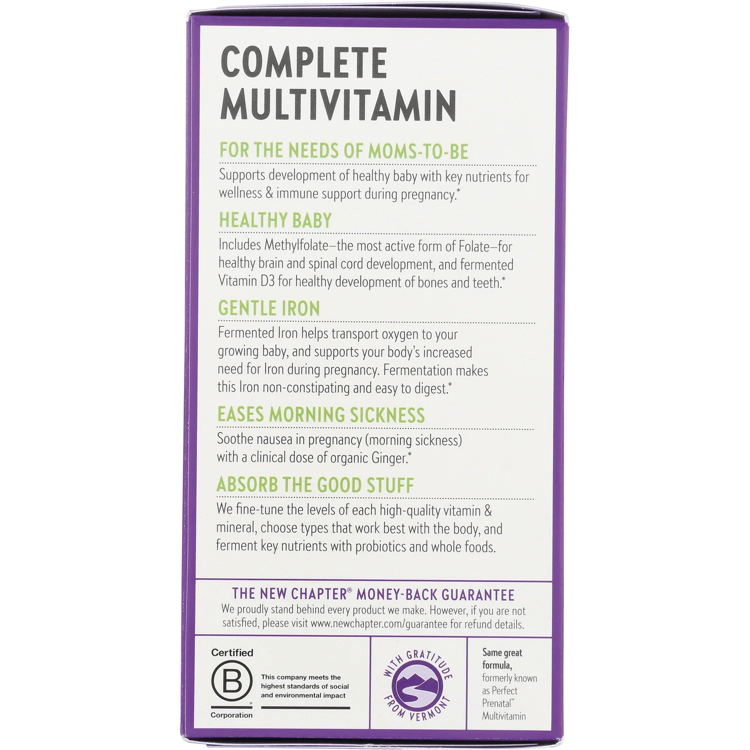 Advanced Perfect Prenatal Multivitamin