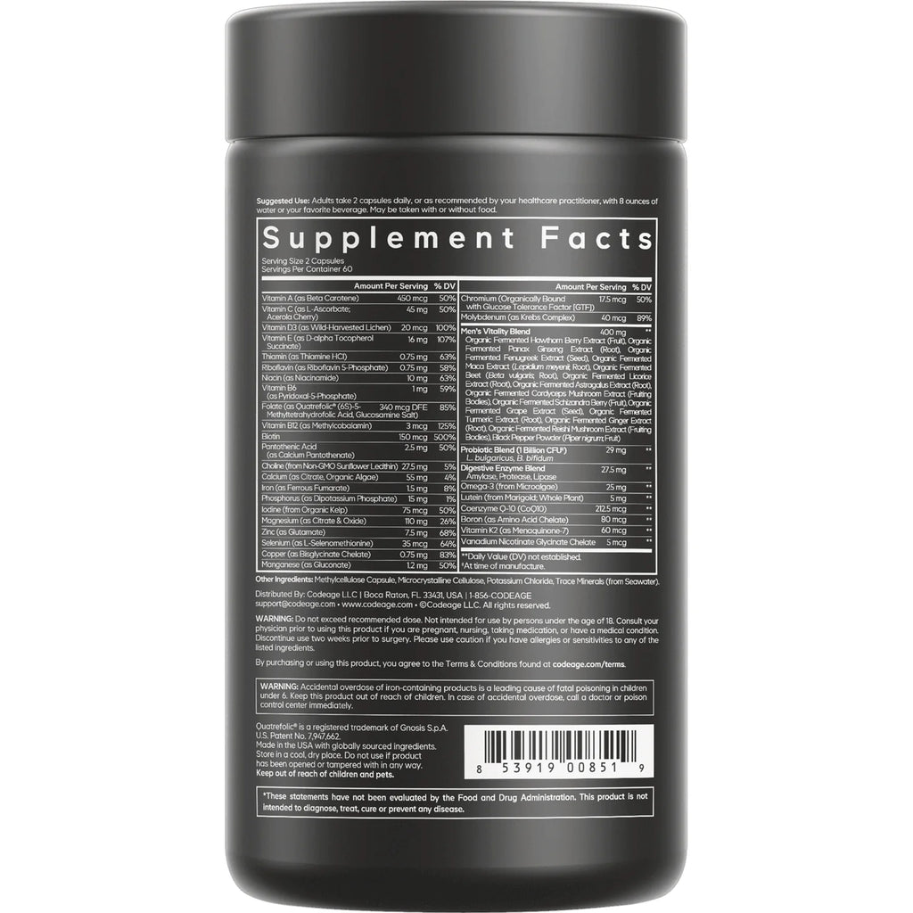Mens Fermented Multivitamin+